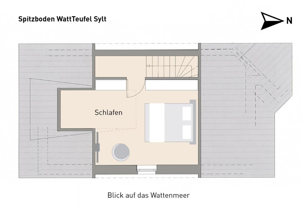 Ferienwohnung Wattteufel Rantum  Exterior foto